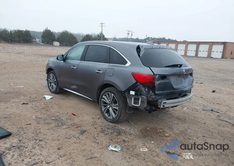 2017 Acura Mdx Technology Package z USA, uszkodzony, nr VIN 5FRYD4H52HB020079